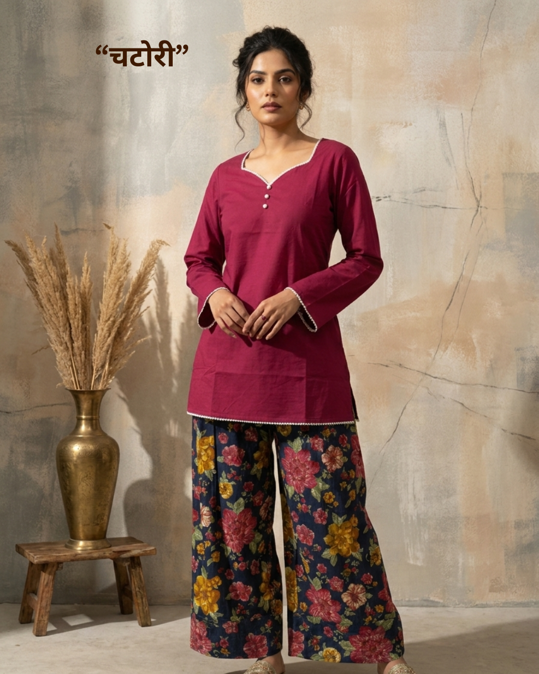 Jaamun Minimal Lace Farshi Salwar Set