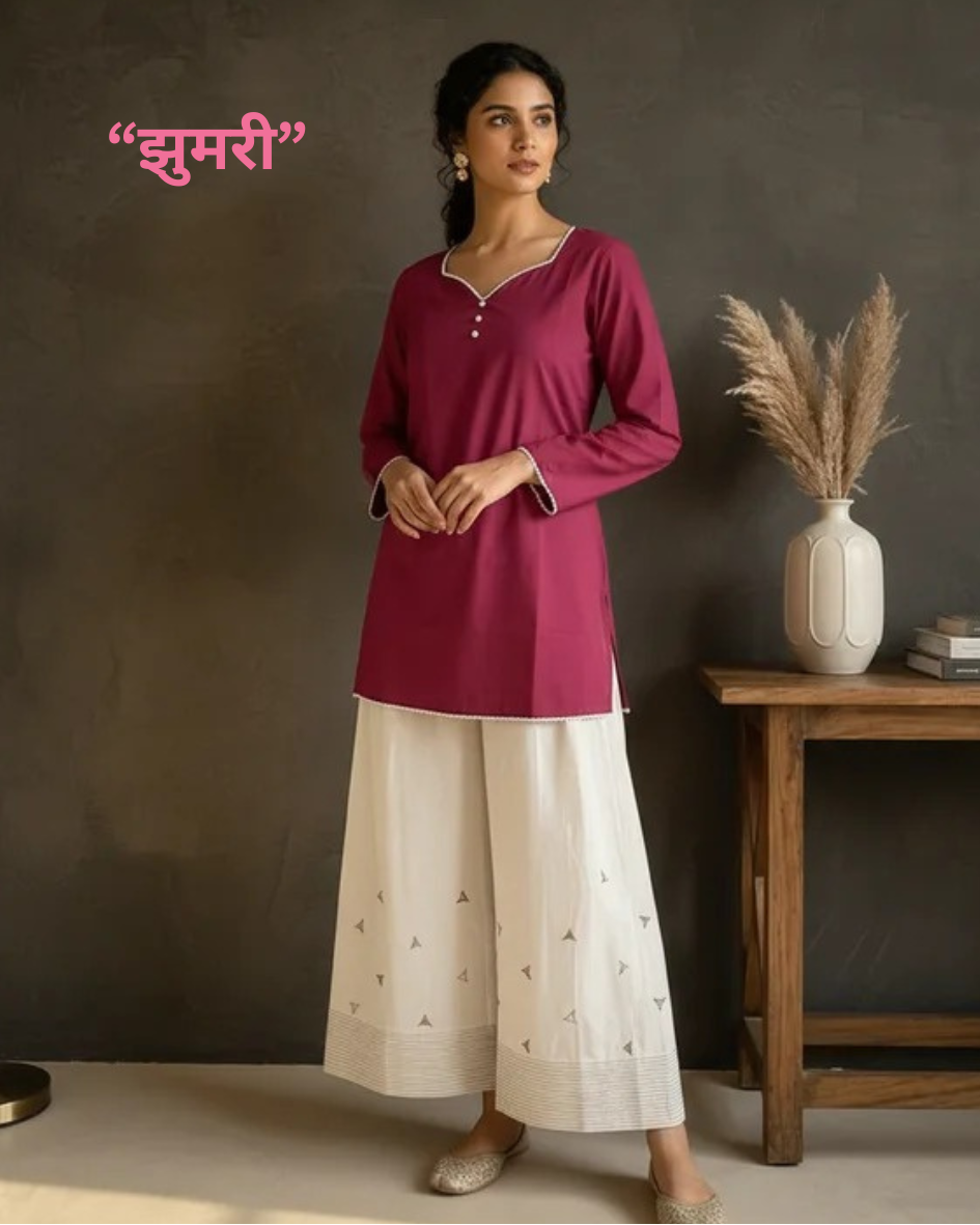 Jhumri Pure Cotton Farshi Salwar Set